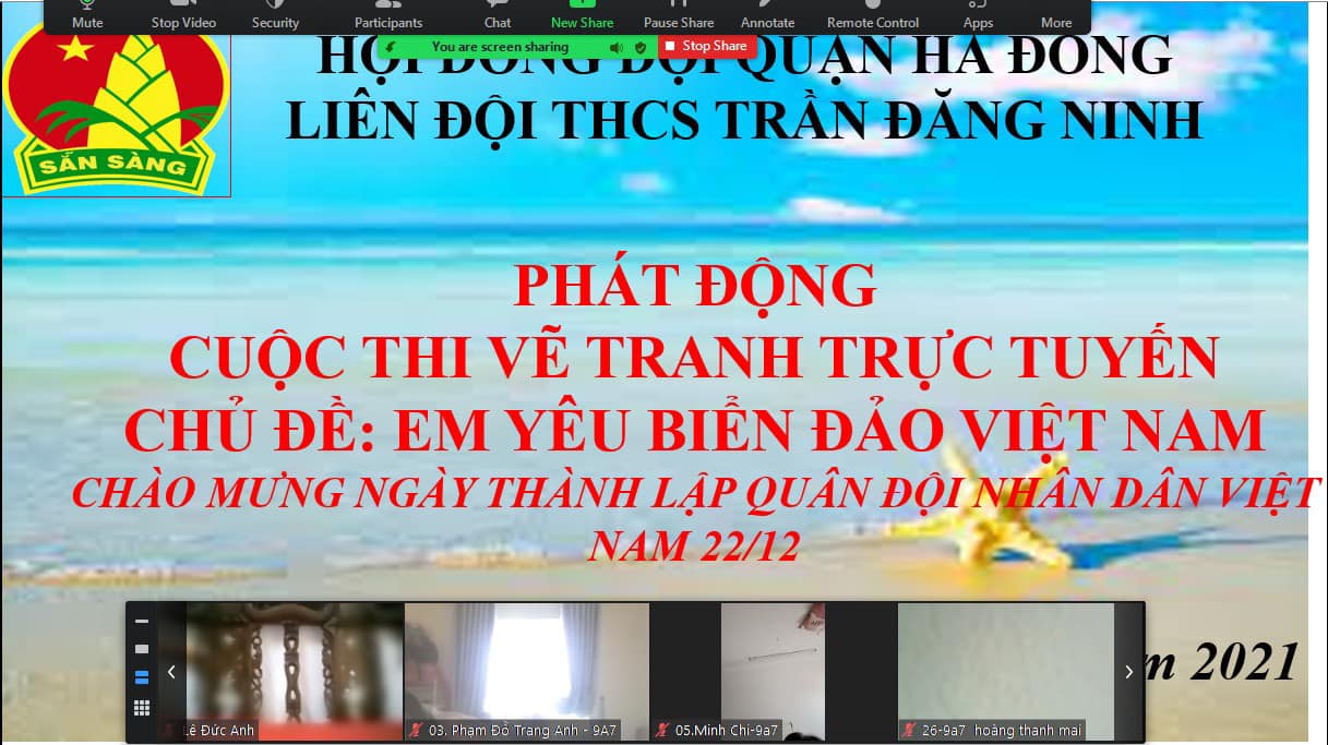 Trường zingplay tiến lên
 phát động cuộc thi vẽ tranh trực tuyến chủ đề "Em yêu biển đảo Việt Nam"